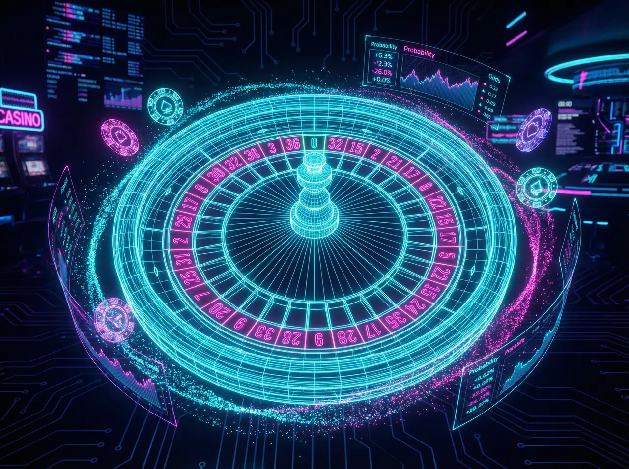 轮盘游戏量子引擎赛博转盘 - 炸金花